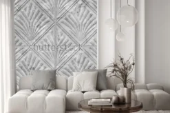 Naklejka: Geometryczny wzór na ceramicznej i marmurowej dachówkowej bezszwowej