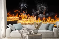 Naklejka: Giria i skakanka w ogniu