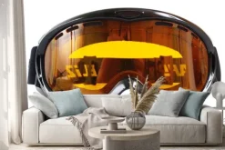 Naklejka: Gogle narciarskie