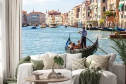 Naklejka: Gondola na canal grande w wenecji