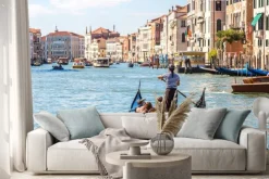 Naklejka: Gondola na canal grande w wenecji