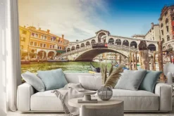 Naklejka: Gondole przy moście rialto