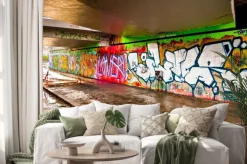 Naklejka: Graffiti na ścianie