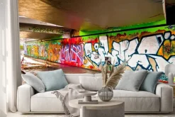 Naklejka: Graffiti na ścianie