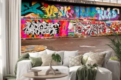 Naklejka: Graffiti na ścianie