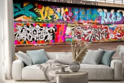 Naklejka: Graffiti na ścianie