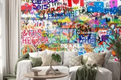 Naklejka: Graffiti panorama