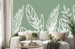 Naklejka: Green grass background