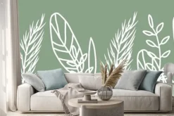 Naklejka: Green grass background