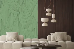 Naklejka: Green grass vector seamless repeat pattern