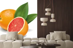 Naklejka: Grejpfrut ilustracja