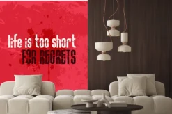 Naklejka: Grunge tle inspirującym cytatem