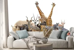 Naklejka: Grupa afryki zwierząt