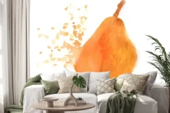 Naklejka: Gruszka w akwareli.