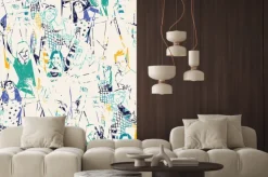 Naklejka: Happy młodych ludzi streszczenie szwu.