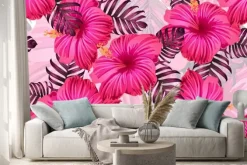 Naklejka: Hawajska tropikalna dżungla w nieskończoność.