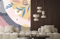 Naklejka: Hijab creative scarf fashion for printing