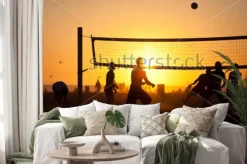 Naklejka: Huntington beach sunset