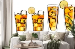 Naklejka: Iced zestaw herbaty