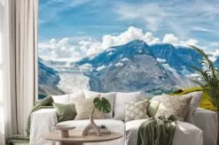 Naklejka: Icefield glacier park widok na panoramę