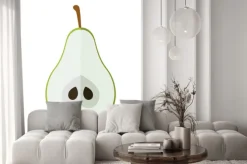 Naklejka: Icono pera mediów plano