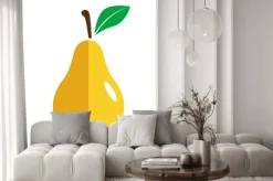 Naklejka: Icono plano pera # 2