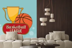 Naklejka: Ikona koszykówka projektowania