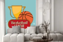 Naklejka: Ikona koszykówka projektowania