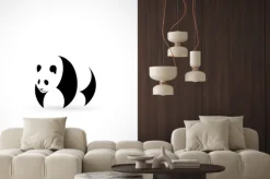 Naklejka: Ikona panda