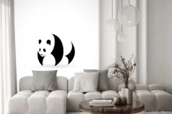 Naklejka: Ikona panda