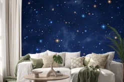 Naklejka: Illustration of a beautiful night sky