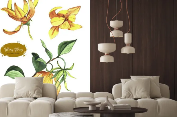 Naklejka: Ilustracja botaniczna