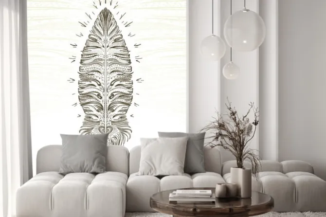 Naklejka: Ilustracja pióra