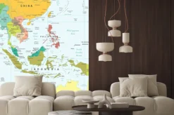 Naklejka: Indonezja na mapie