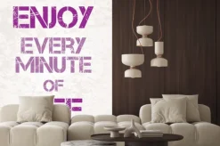 Naklejka: Inspiracja plakat - cieszyć się życiem