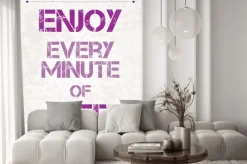 Naklejka: Inspiracja plakat - cieszyć się życiem