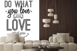 Naklejka: Inspirująca romantyczna cytat. typograficzny plakat lub karty