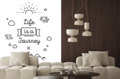 Naklejka: Inspirujące i romantyczny cytat. wektor izolowane typografia