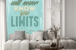 Naklejka: Inspirujący cytat w stylu retro