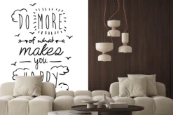 Naklejka: Inspirujący cytat ręcznym pismem