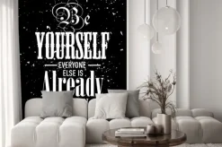 Naklejka: Inspirujący cytat. bądź sobą, każdy inny jest już zajęty