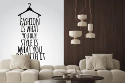 Naklejka: Inspirujący cytat o stylu. vector sztuki.