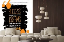 Naklejka: Inspirujący i motywujący napis