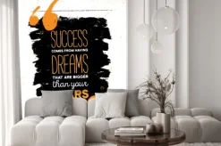 Naklejka: Inspirujący i motywujący napis