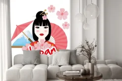 Naklejka: Japonia kultura projektowe