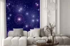 Naklejka: Jasne gwiazdy w przestrzeni kosmicznej