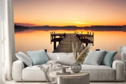 Naklejka: Jasne rano w doku