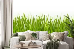 Naklejka: Jasnozielona trawa