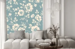 Naklejka: Jednolite kwiatowy wzór