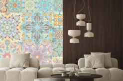 Naklejka: Jednolite wektor wzorca. niejednolita całość. w stylu arabskim.